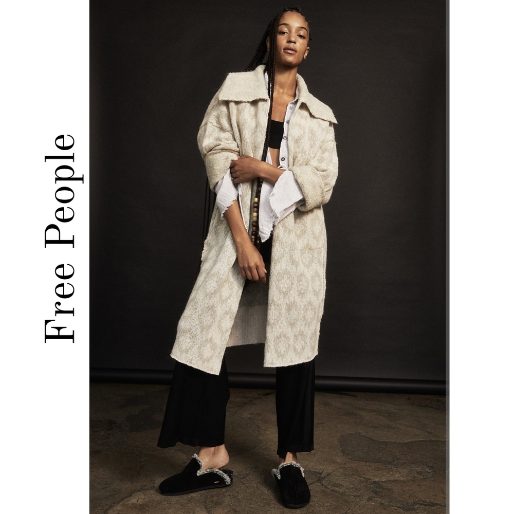 Free People × Like a Diamond Sweater Coat